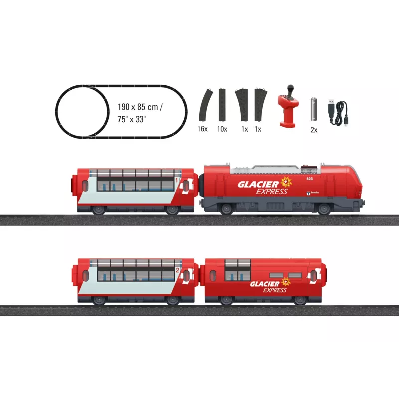Märklin World 29348 H0 startni set Glacier Express (29348)