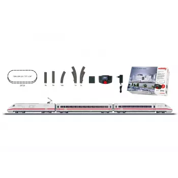 Märklin 29792 ICE 2 digitalni startni set H0 AC s Mobile Station 2, vlak od 5 dijelova, C tračnica oval, epoha VI