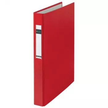 LEITZ standardni registrator A4 prekomjerni format crveni 2 D prstena 41 mm hrbat 25 mm promjer prstena 4210-00-25