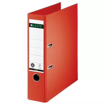 LEITZ 180° poluga registrator A4 80 mm svijetlocrveni karton 1007-00-20