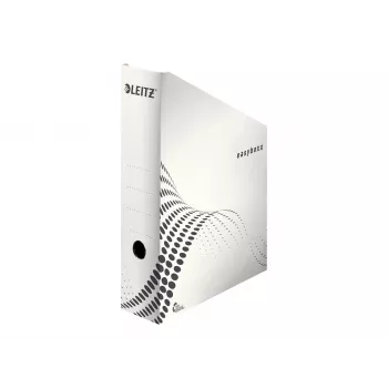 LEITZ easyboxx Magazine File A4 White 100% Recycled Corrugated Cardboard Automatic Assembly - 25 Pack (6140-00-00)