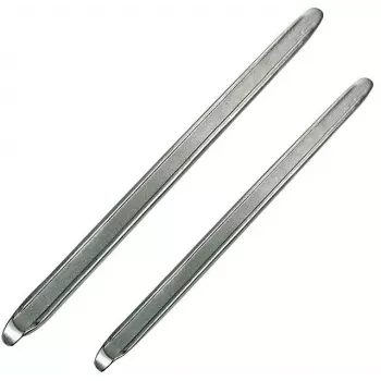 Brüder Mannesmann 658-600 Tire Lever Set, 2-Piece, 380 mm, Hardened Steel, Galvanized