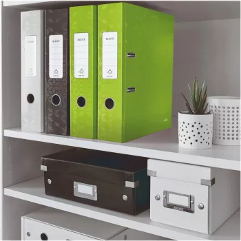 Leitz 180° WOW A4 registrator s polugom, okrugli prsten, karton, zeleni, 600 listova, 80 g/m² (10050054)