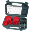 BRÜDER MANNESMANN MAN 44100 set od 8 komada HSS bimetalnih provrtnih pila za drvo i univerzalnu upotrebu, 22-68 mm