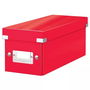 Leitz Click & Store WOW kutija za pohranu CD/DVD 160 diskova crvena karton (60410026)