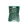 BRÜDER MANNESMANN MAN 12588 - 13-Piece SDS-Plus Hammer Drill Bit and Chisel Set