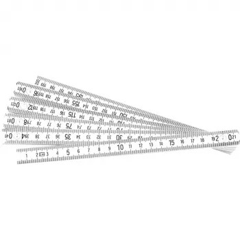 BRÜDER MANNESMANN PVC sklopivi metar 2 m, 10 segmenata, EG klasa III 810-PVC-2M