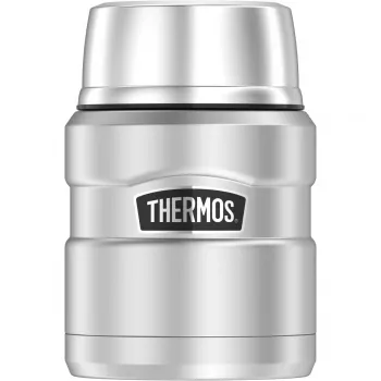 THERMOS SK Food Jar Insulated Food Container Black/Silver 470 ml 4001233047
