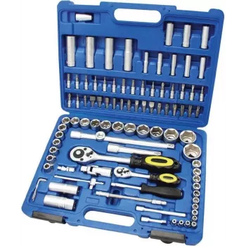 Brüder Mannesmann 94-dijelni set nasadnih ključeva s 1/4 inch i 1/2 inch pogonom, krom-vanadij čelik M98410