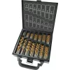 Brüder Mannesmann M54399 HSS set spiralnih svrdla 99 dijelova TiN presvučeno cilindrično drško