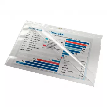 Leitz 4744-0000 PVC prozirna A4 folija za dokumente, 2 rupe, 50 komada
