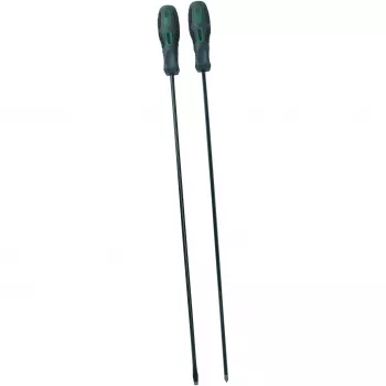 Brüder Mannesmann M11250 2-dijelni set odvijača | ravni 6,5 mm i križni PH2, krom-vanadij čelik