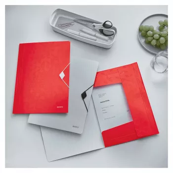 Leitz WOW A4 Display Book Polypropylene Red Portrait 40 Pockets 80 Sheets 45990026