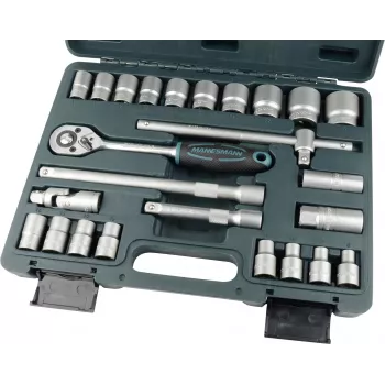 Brüder Mannesmann 25-dijelni set nasadnih ključeva 1/4 inch pogon M29080