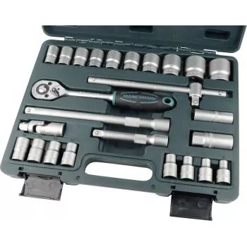 Brüder Mannesmann 25-dijelni set nasadnih ključeva 1/4 inch pogon M29080