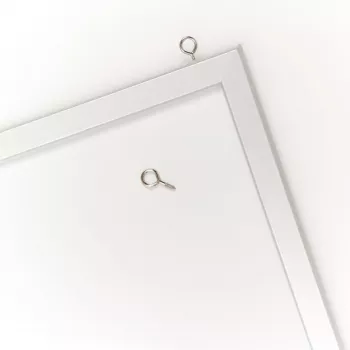 ZELLER planska ploča 60 x 40 cm magnetska bijela ploča s aluminijskim okvirom 11515