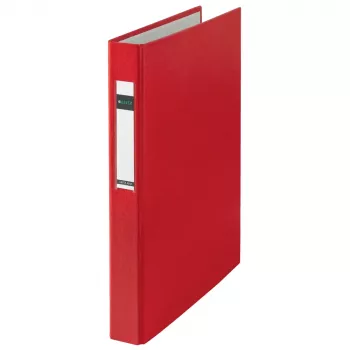 LEITZ standardna registrator mapa A4 prekomjerna crvena, 4 D-prstena, 41 mm hrbat, 25 mm promjer prstena 4212-00-25