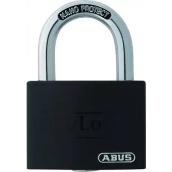 ABUS myLock T65AL/40 crni lokot 40 mm aluminijsko tijelo kaljeni čelični luk 802867