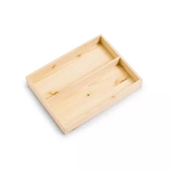 Zeller 13327 set sveopćih kutija s poklopcem, 3 kom, crnogorično drvo