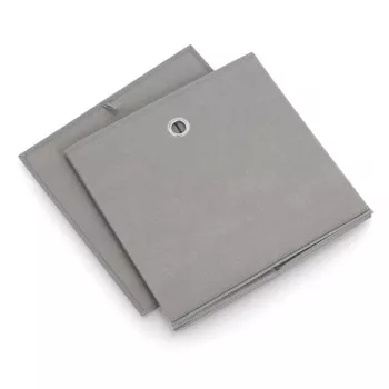 Zeller 14110 kutija za pohranu od netkanog tekstila, 30 l, 32 x 32 x 32 cm, siva