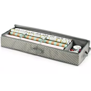 Zeller organizator za dar papir siva/bijela 90 x 30 x 12 cm (14665)