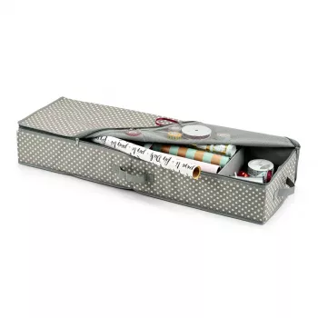 Zeller organizator za dar papir siva/bijela 90 x 30 x 12 cm (14665)