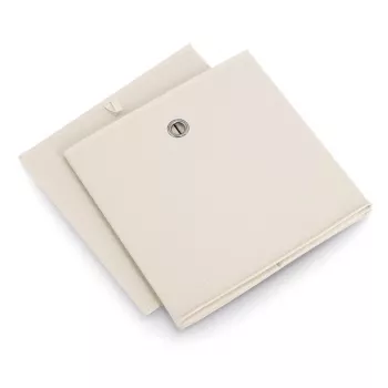 ZELLER Non-Woven Fabric Storage Box Beige 27L Foldable Cube 14111
