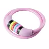 BURG WÄCHTER Cable Bike Lock 210 C 65 GIRLS, Rose Pink, 650 mm Steel Cable, 4-Digit Combination, for Kids 39590