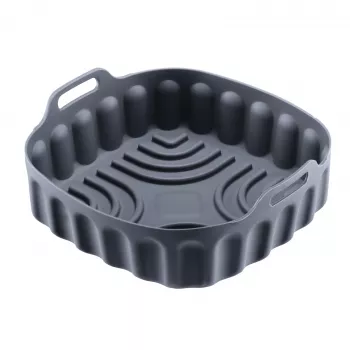 WESTMARK kvadratni mini kalup za pečenje za friteze na vrući zrak 18,5 x 18,5 cm silikon antracit 22012270