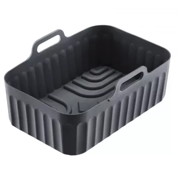 WESTMARK kalup za pečenje u fritezi na vrući zrak Line 22022270 silikon ovalni 21,5 x 13,5 cm crni