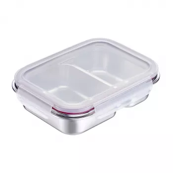 Westmark nehrđajuća čelična kutija za ručak 450+280 ml, srebrna 23722270