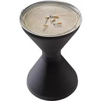 APS DIABOLO 574 pepeljara od pocinčanog čelika, visina 60 cm, promjer 40 cm, 1,5 kg pijeska uključeno