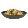 APS Deep Plate 225 mm Black Melamine Stackable Dishwasher Safe Heat Resistant 85060