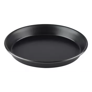 APS pladanj za pečenje pizze, okrugli, 180 mm, crni plavi čelik, neobložen, 1 komad 73502