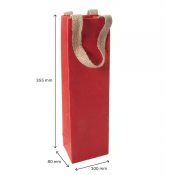 SIGEL Red Coco papirnate vrećice za darove, 10 x 35,5 cm, pakiranje od 5 (ET012)