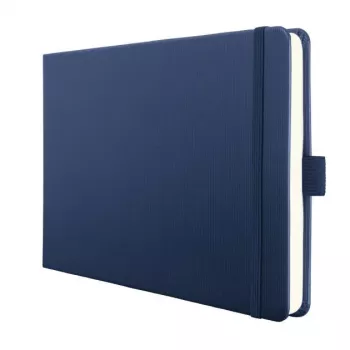 SIGEL Conceptum® bilježnica A5 vodoravni format prazna, tamnoplavi tvrdi uvez, 132 stranice (CO203)