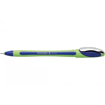 Schneider Xpress Fineliner Pen Blue - Water-Based Ink, 0.8 mm Fibre Tip 19003