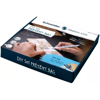 Schneider DIY set poklon vrećica, prirodni kraft papir, 10 vrećica s privjescima, naljepnicama i vrpcama, 80 x 180 x 220 mm ML85060903