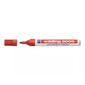 Edding 3000 set permanentnih markera 4-3000-4-1999, crni/crveni/plavi/zeleni, vodootporni 79628