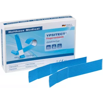 Holthaus Medical YPSITECT Finger Plaster 40602 Blue 2.0 x 12.0 cm 100 pcs