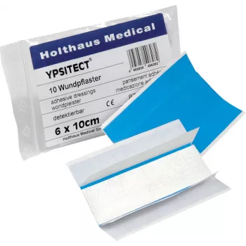 Holthaus Medical YPSITECT plavi elastični flaster 6 x 10 cm, 10 komada 40628