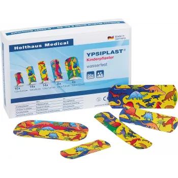 Holthaus Medical YPSIPLAST 40790 šareni set flastera, 50 komada, hipoalergen, vodootporan, bez lateksa