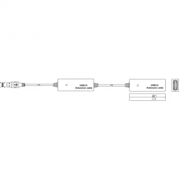 E+P USB 3.0 aktivni produžni kabel 10m crni CC380/10 874110