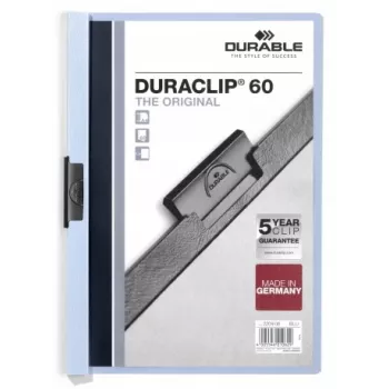 DURABLE Duraclip 6 mm heftalica A4 plava (pakiranje od 25)