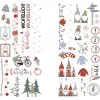 Rayher ukrasna folija za prijenos Nordic Winter, višebojna, 2 lista (31663000)