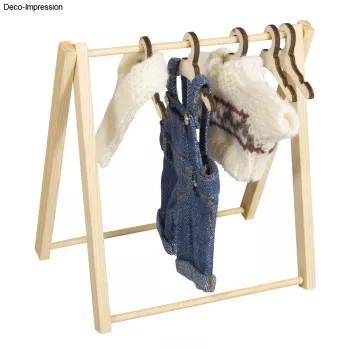 Rayher mini stalak za rublje za patuljke, prirodni, 1 set, 46814505