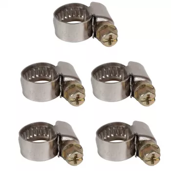 Einhell set crijevnih obujmica 8-12 mm, 5 komada, pribor za kompresor 4139670