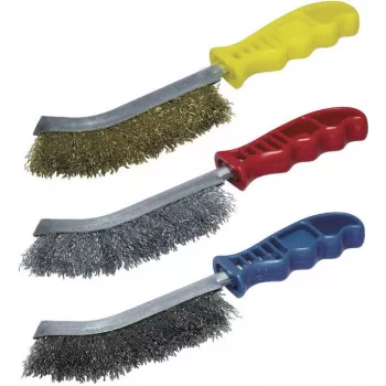 wolfcraft set od 3 ručne žičane četke 2138000