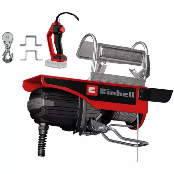 Einhell 2255161 akumulatorska vitla za čelično uže 250/500 kg, 18 V Power X-Change, bez četkica, uže 12 m