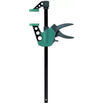 Wolfcraft EHZ Easy 75-150 One-Hand Clamp 3020000, Clamping Range 0-150 mm, Spreading Range 75-260 mm, Throat Depth 75 mm